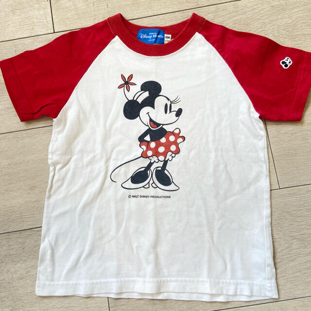 Disney(ディズニー)のかにこ様専用☆ディズニー　ミニーマウス　Tシャツ キッズ/ベビー/マタニティのキッズ服女の子用(90cm~)(Tシャツ/カットソー)の商品写真