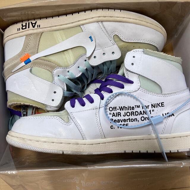 AIR JORDAN 1 OFF WHITE NRG 28cm