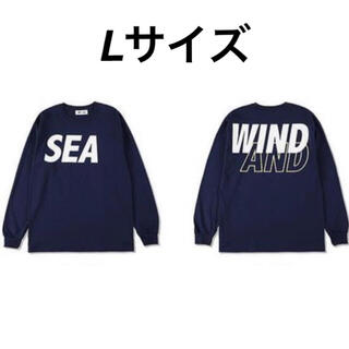シー(SEA)の新品 WIND AND SEA L/S T-SHIRT Navy L ロンT 紺(Tシャツ/カットソー(七分/長袖))