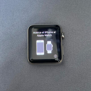 アップルウォッチ(Apple Watch)のApple Watch series1 38mm アップルウォッチ ステンレス(腕時計(デジタル))
