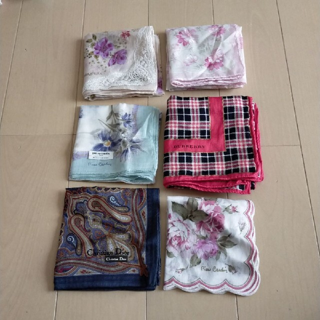 BURBERRY - 値下げ!!ハンカチ 6枚セットの通販 by ピノキオ's shop