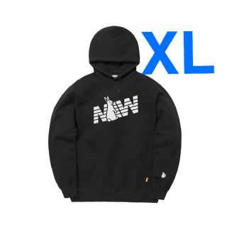 メイドインワールド(MADE IN WORLD)のコラボ　MIW × #FR2 Box Logo Hoodie(パーカー)