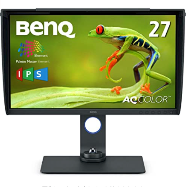 スマホ/家電/カメラ美品 BenQ 27型カラーマネジメントモニターSW270C