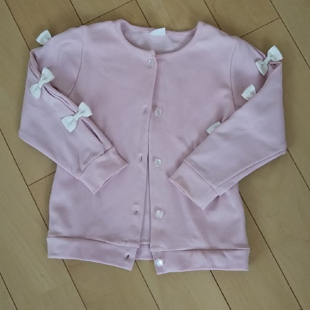 女児110cm カーディガン キッズ/ベビー/マタニティのキッズ服女の子用(90cm~)(カーディガン)の商品写真