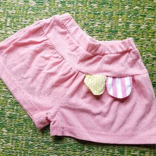 ニシマツヤ(西松屋)のふんわりショートパンツ 80女の子 キュロットスカート 春夏 ポケット付き(パンツ)