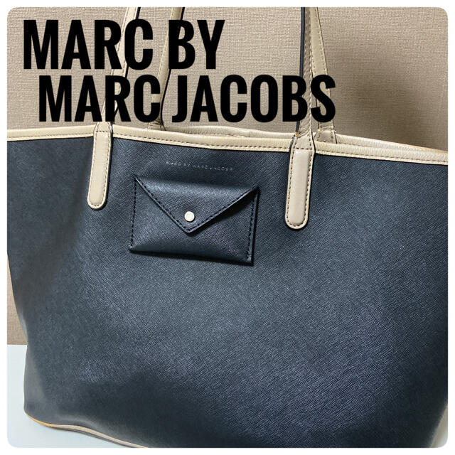 Marc by Marc Jacobs マークジェイコブス　トートバッグ　黒 | フリマアプリ ラクマ