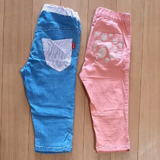 ハッカキッズ(hakka kids)のhakka kids ／110、7分丈 セット(パンツ/スパッツ)