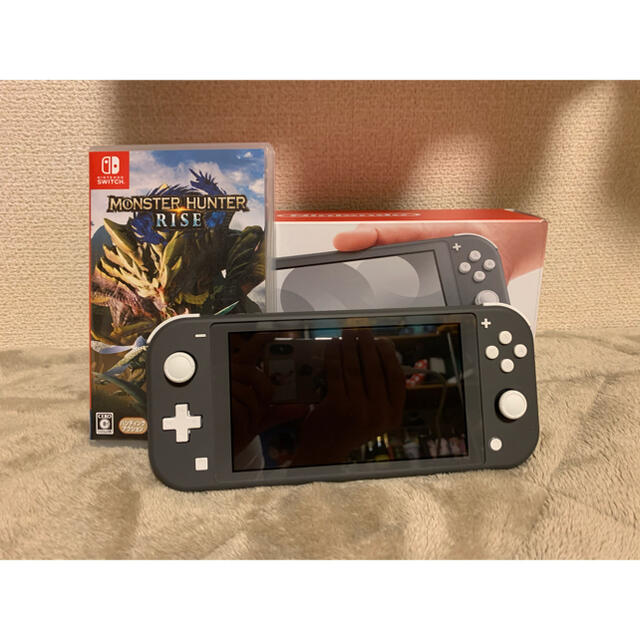 Nintendo Switch Liteグレー モンスターハンターライズ