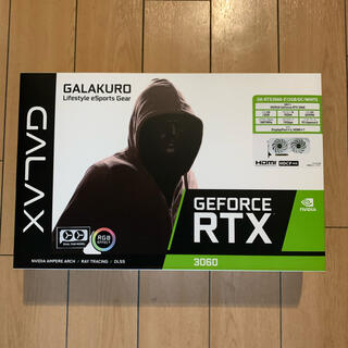 ギャラクシー(Galaxy)の新品　GALAKURO NVIDIA GEFORCE RTX 3060  OC(PCパーツ)