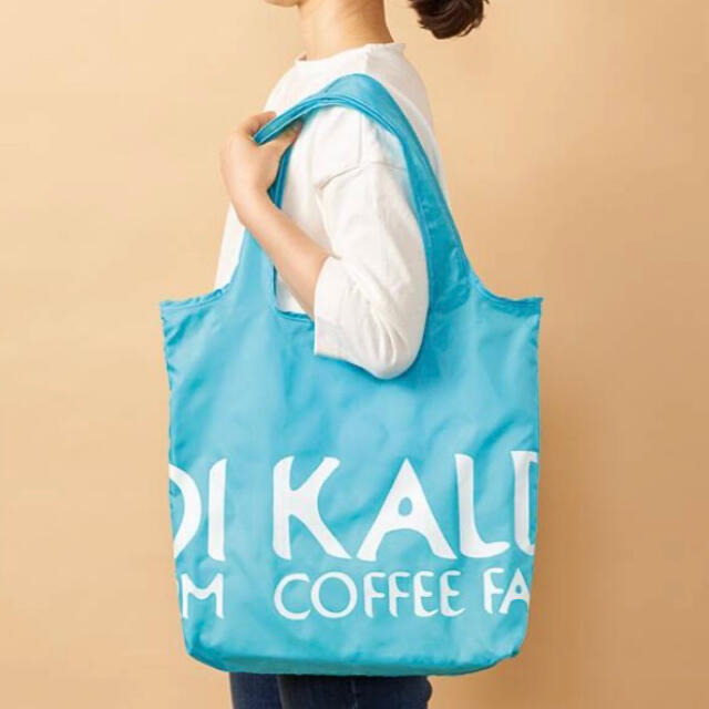 KALDI(カルディ)のKALDI オリジナルエコバッグ　ブルー レディースのバッグ(エコバッグ)の商品写真