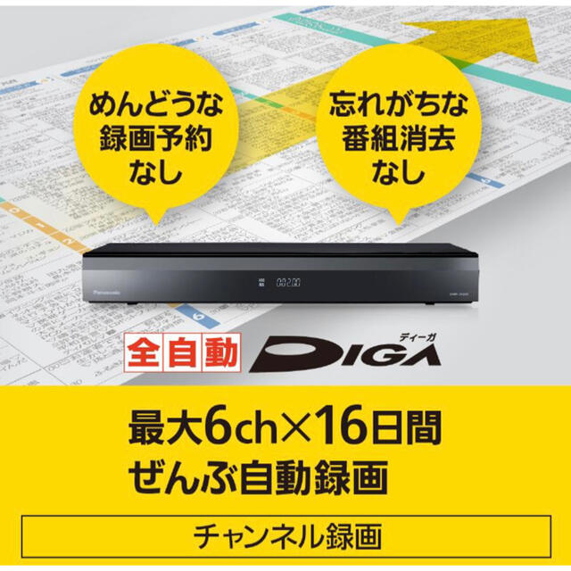 【新品未開封】パナソニック ブルーレイレコーダー DMR-2CX200 2TB