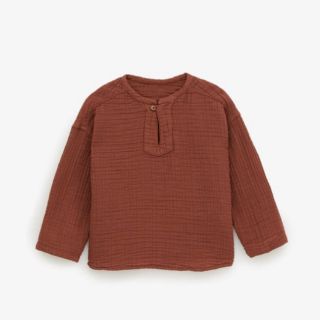 ZARA  Baby テクスチャー素材シャツ(ブラウス)