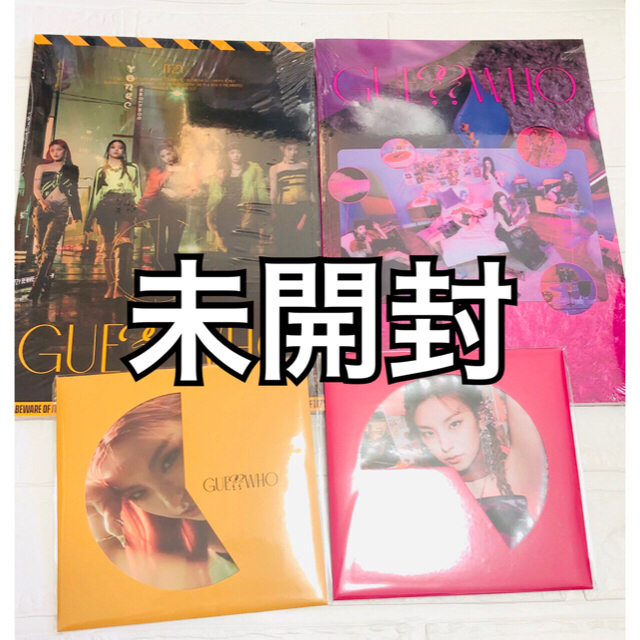 14 ITZY GUESS WHO 新品未開封アルバム2点セット初回特典付 エンタメ/ホビーのCD(K-POP/アジア)の商品写真