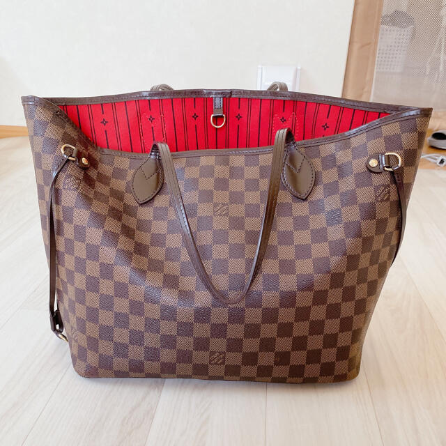 美品 LOUIS VUITTON ルイヴィトンダミエ ネヴァーフルMM - トート