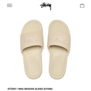 ナイキ(NIKE)のNIKE STUSSY BENASSI SLIDES FOSSIL  27cm(サンダル)