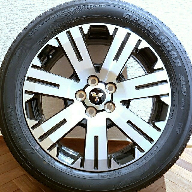 三菱 - 【新車外し】新型デリカD5 純正アルミホイール・タイヤ 4本