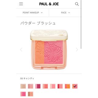 ポールアンドジョー(PAUL & JOE)のポール&ジョー　　専用！！！(チーク)