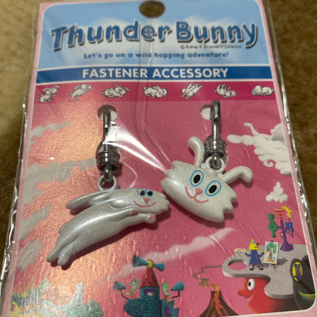 Thunder Bunny サンダーバニー キーホルダー　ファスナーアクセサリー エンタメ/ホビーのアニメグッズ(キーホルダー)の商品写真