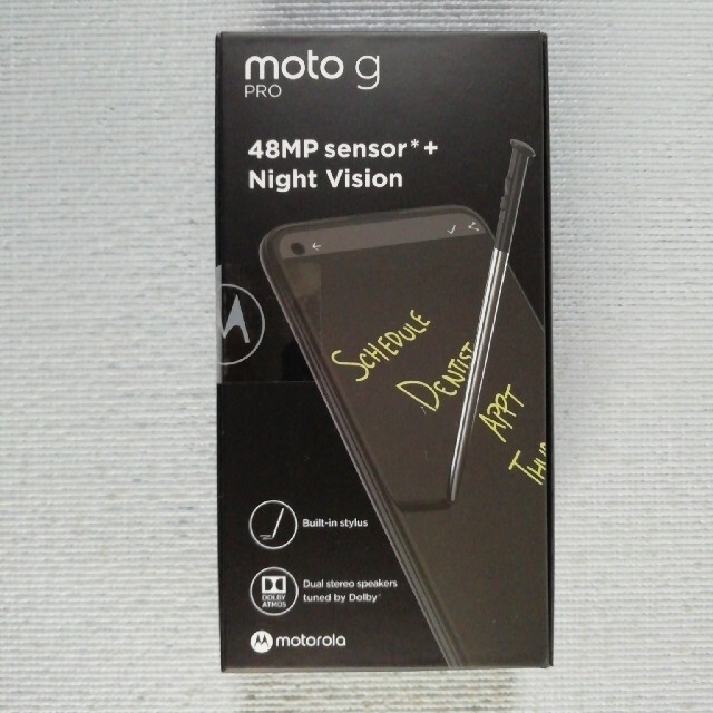 モトローラ moto g PRO【未開封＝新品＝送料無料】 ［4GB／128G］