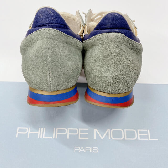 PHILIPPE MODEL(フィリップモデル)の値下げ　フィリップモデル　スニーカー　メンズ　42 阪急メンズ館限定モデル メンズの靴/シューズ(スニーカー)の商品写真