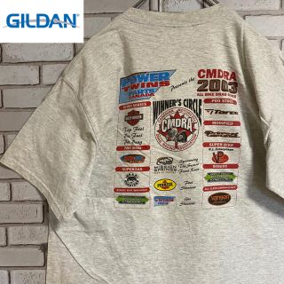 ギルタン(GILDAN)の90s 古着 ギルダン メキシコ製 両面プリント ビッグシルエット ゆるだぼ(Tシャツ/カットソー(半袖/袖なし))