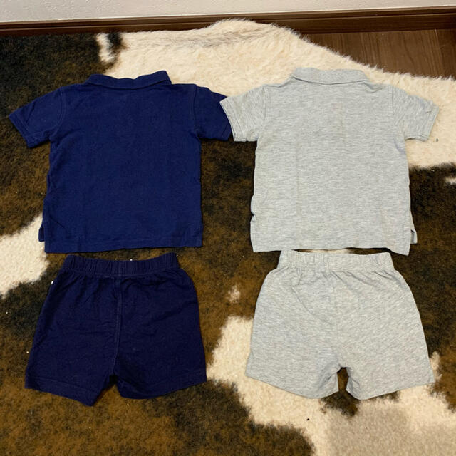 babyGAP(ベビーギャップ)のGAP ギャップ ポロシャツ パンツ セットアップ 4点セット まとめ売り キッズ/ベビー/マタニティのベビー服(~85cm)(パンツ)の商品写真