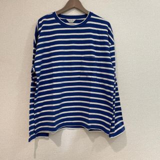 アンユーズド(UNUSED)のUNUSED ボーダー　ロングTシャツ　auralee sunsea(Tシャツ/カットソー(七分/長袖))