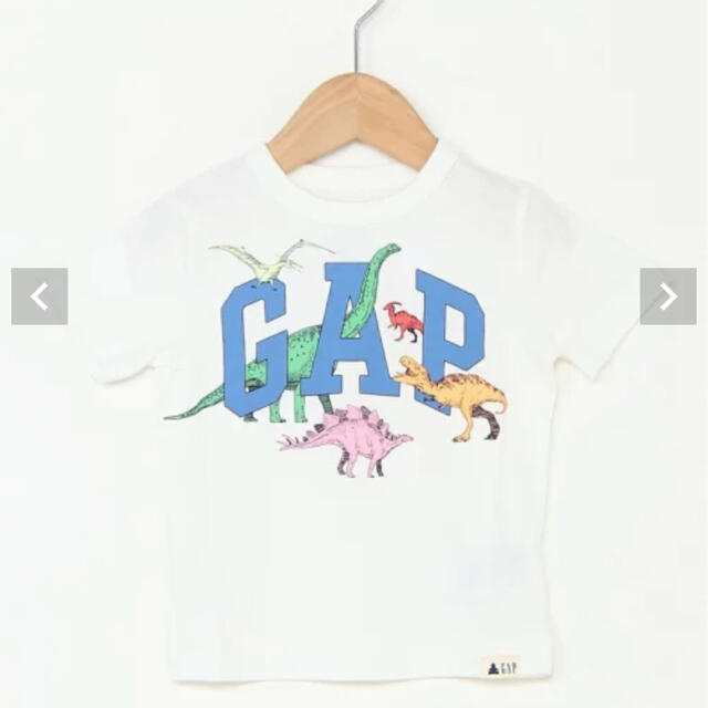 babyGAP(ベビーギャップ)のGAP 恐竜Tシャツ 105cm キッズ/ベビー/マタニティのキッズ服男の子用(90cm~)(Tシャツ/カットソー)の商品写真