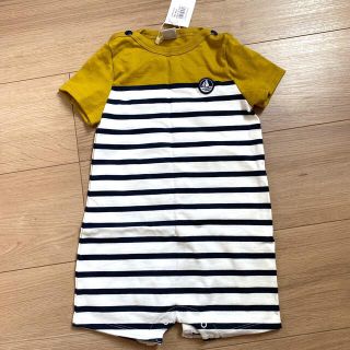 プチバトー(PETIT BATEAU)の専用　プチバトー  ロンパース　18m 81cm(ロンパース)