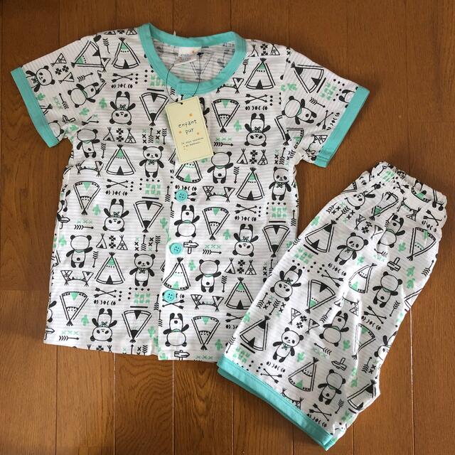 パンダ　夏パジャマ キッズ/ベビー/マタニティのキッズ服男の子用(90cm~)(パジャマ)の商品写真