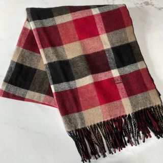 バーバリーブルーレーベル(BURBERRY BLUE LABEL)のブルーレーベルクレストブリッジ　リバーシブルマフラー(マフラー/ショール)