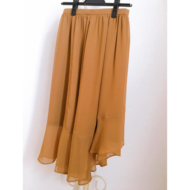 Rirandture(リランドチュール)のリランドチュール 茶色 スカート レディースのスカート(ひざ丈スカート)の商品写真