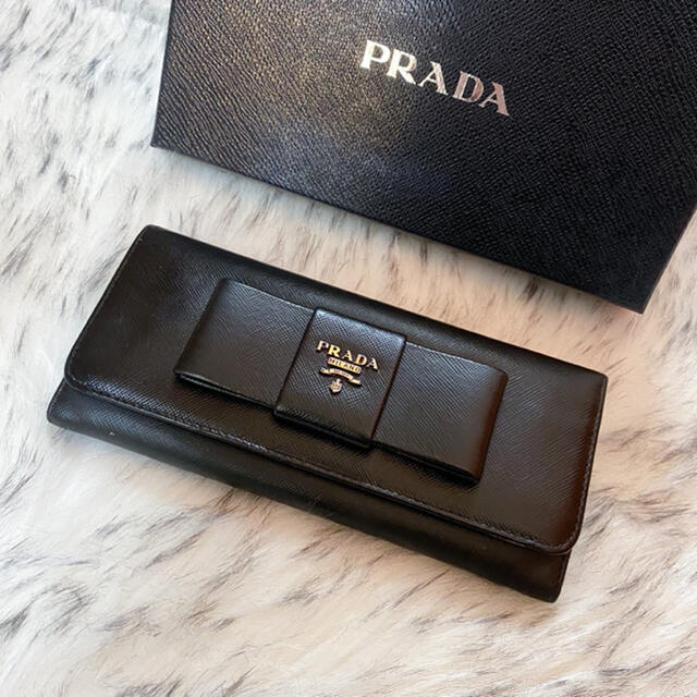 PRADA(プラダ)のPRADA プラダ　サフィアーノ　長財布 レディースのファッション小物(財布)の商品写真