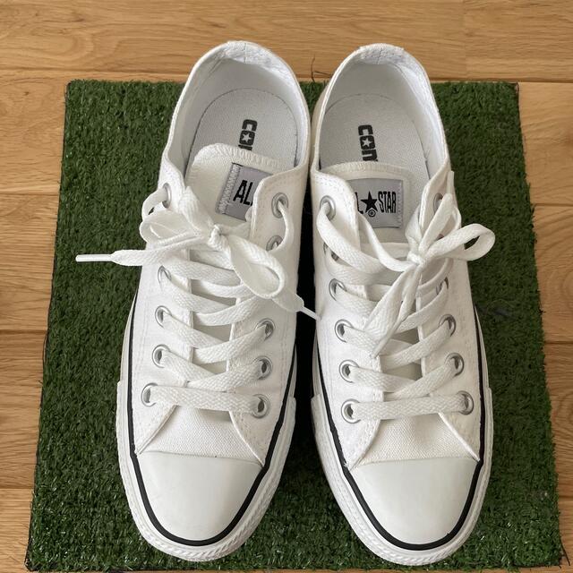 CONVERSE(コンバース)のコンバース＊オールスター厚底　ホワイト23.5 レディースの靴/シューズ(スニーカー)の商品写真