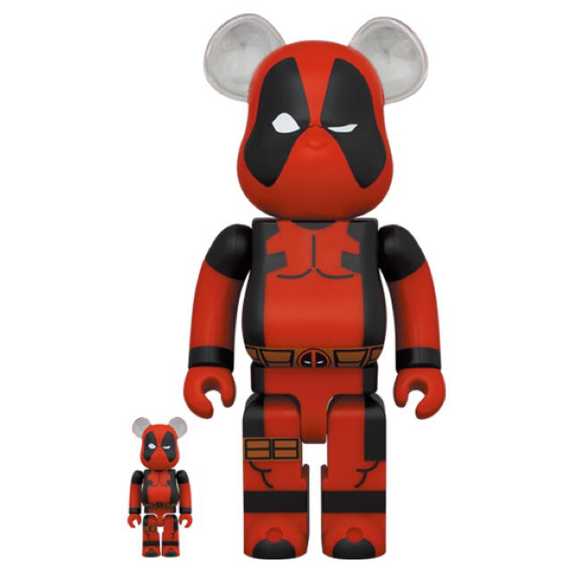 MEDICOM TOY(メディコムトイ)のBE@RBRICK DEADPOOL 100％ & 400％ エンタメ/ホビーのフィギュア(アメコミ)の商品写真