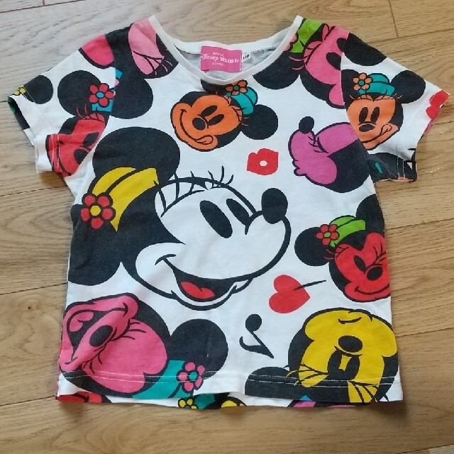 Disney(ディズニー)のディズニー ミニー Tシャツ 110 ミッキー ディズニーリゾート 公式 キッズ/ベビー/マタニティのキッズ服女の子用(90cm~)(Tシャツ/カットソー)の商品写真