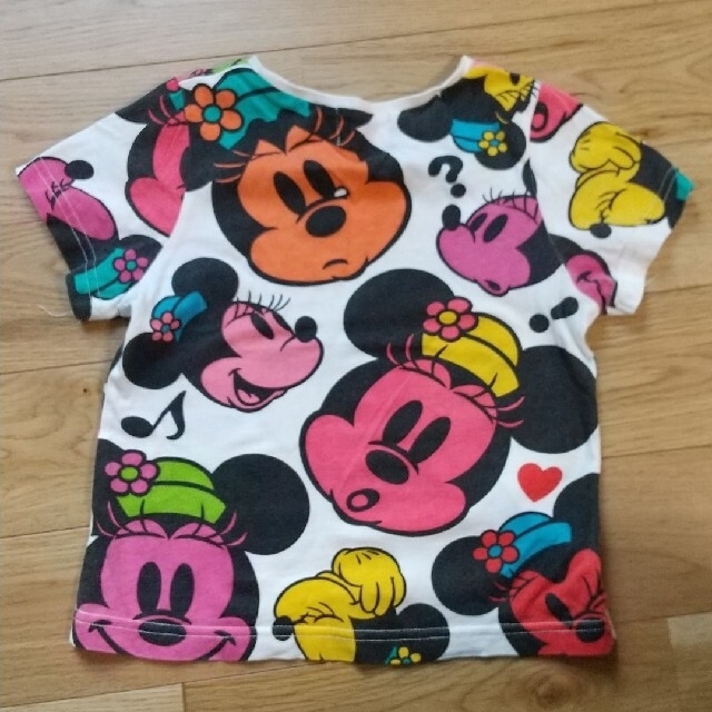 Disney(ディズニー)のディズニー ミニー Tシャツ 110 ミッキー ディズニーリゾート 公式 キッズ/ベビー/マタニティのキッズ服女の子用(90cm~)(Tシャツ/カットソー)の商品写真