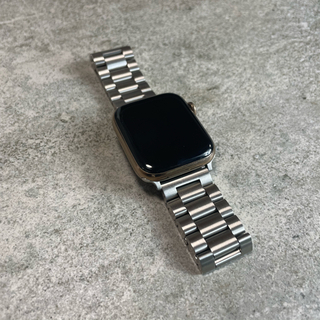 アップルウォッチ(Apple Watch)のアップルウォッチ　ステンレスバンド　42mm 44mm(金属ベルト)