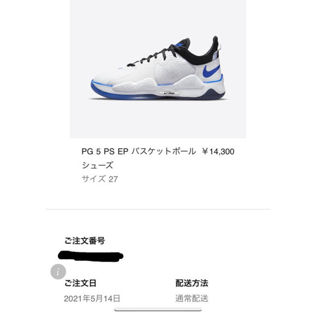 送料込み　NIKE PG5 PS EP プレイステーション5 27cm