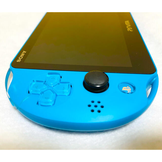 PlayStation Vita(プレイステーションヴィータ)のPSVita PCH-2000 ZA23 SONY アクアブルー 本体 エンタメ/ホビーのゲームソフト/ゲーム機本体(家庭用ゲーム機本体)の商品写真