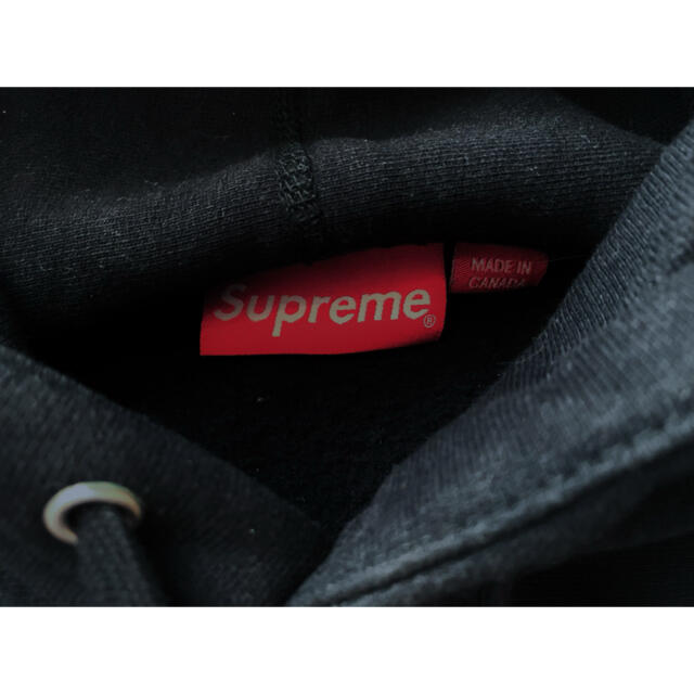 supreme パーカー 黒 XL