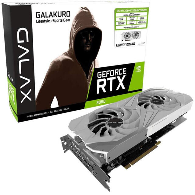 玄人志向　RTX 3060 グラボ