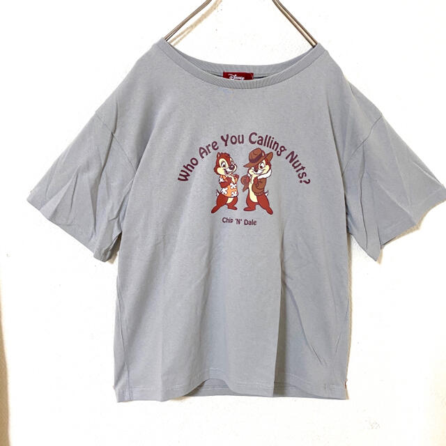 Disney(ディズニー)の【新品】Disney ディズニー　チップとデール　Tシャツ　レディース　XL レディースのトップス(Tシャツ(半袖/袖なし))の商品写真