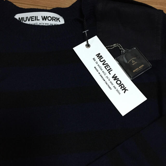 MUVEIL WORK(ミュベールワーク)の新品 MUVEIL WORK ボーダー ニット レディースのトップス(ニット/セーター)の商品写真