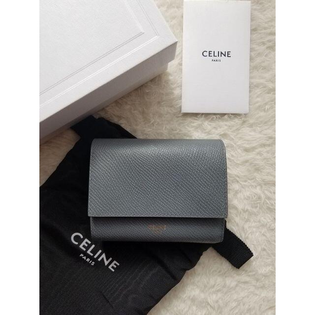 CELINE セリーヌ カーフスキン Trifold 3つ折り財布