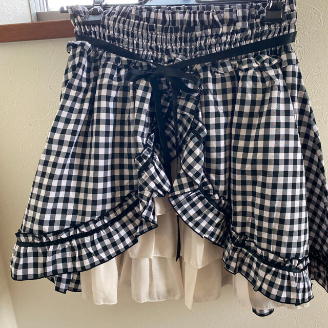 LIZ LISA(リズリサ)の夢展望　ギンガムチェック　スカート レディースのスカート(ミニスカート)の商品写真
