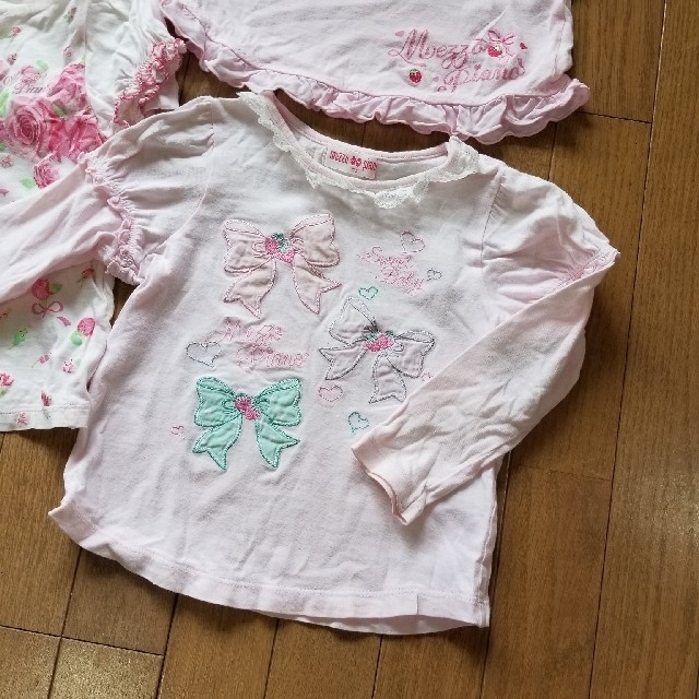 mezzo piano(メゾピアノ)のメゾピアノ☆Tシャツ＆カットソー 110/120 キッズ/ベビー/マタニティのキッズ服女の子用(90cm~)(Tシャツ/カットソー)の商品写真