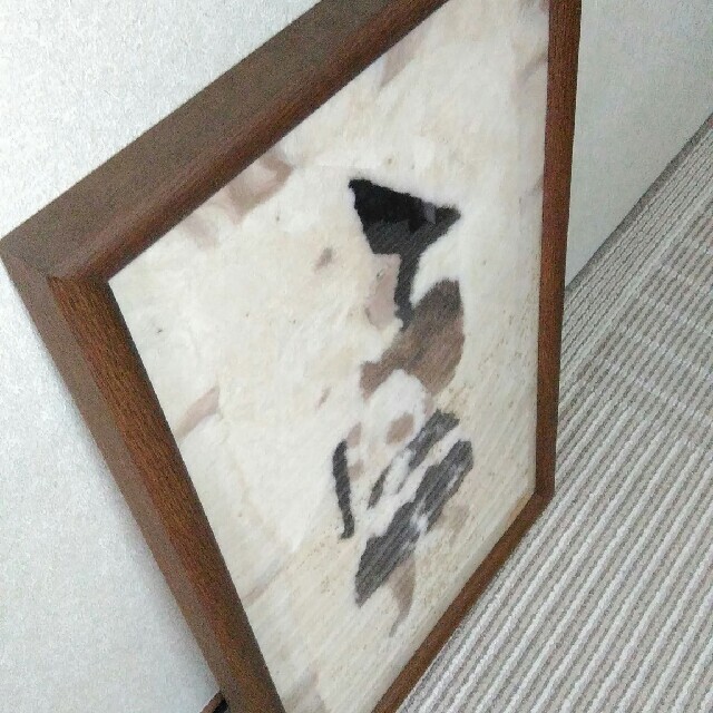 特注額入り(木製) アルパカ ハンドメイド(ペルー) インテリア-tops