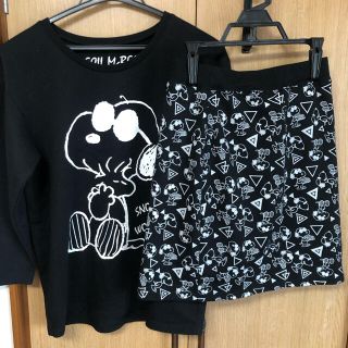 セシルマクビー(CECIL McBEE)のなかじ様専　SNOOPY スエット　スカート　セットアップ(スウェット)