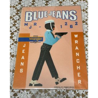 サンスター(SUNSTAR)の要在庫確認　レトロ　Wrangler BLUE JEANS 下敷き(キャラクターグッズ)